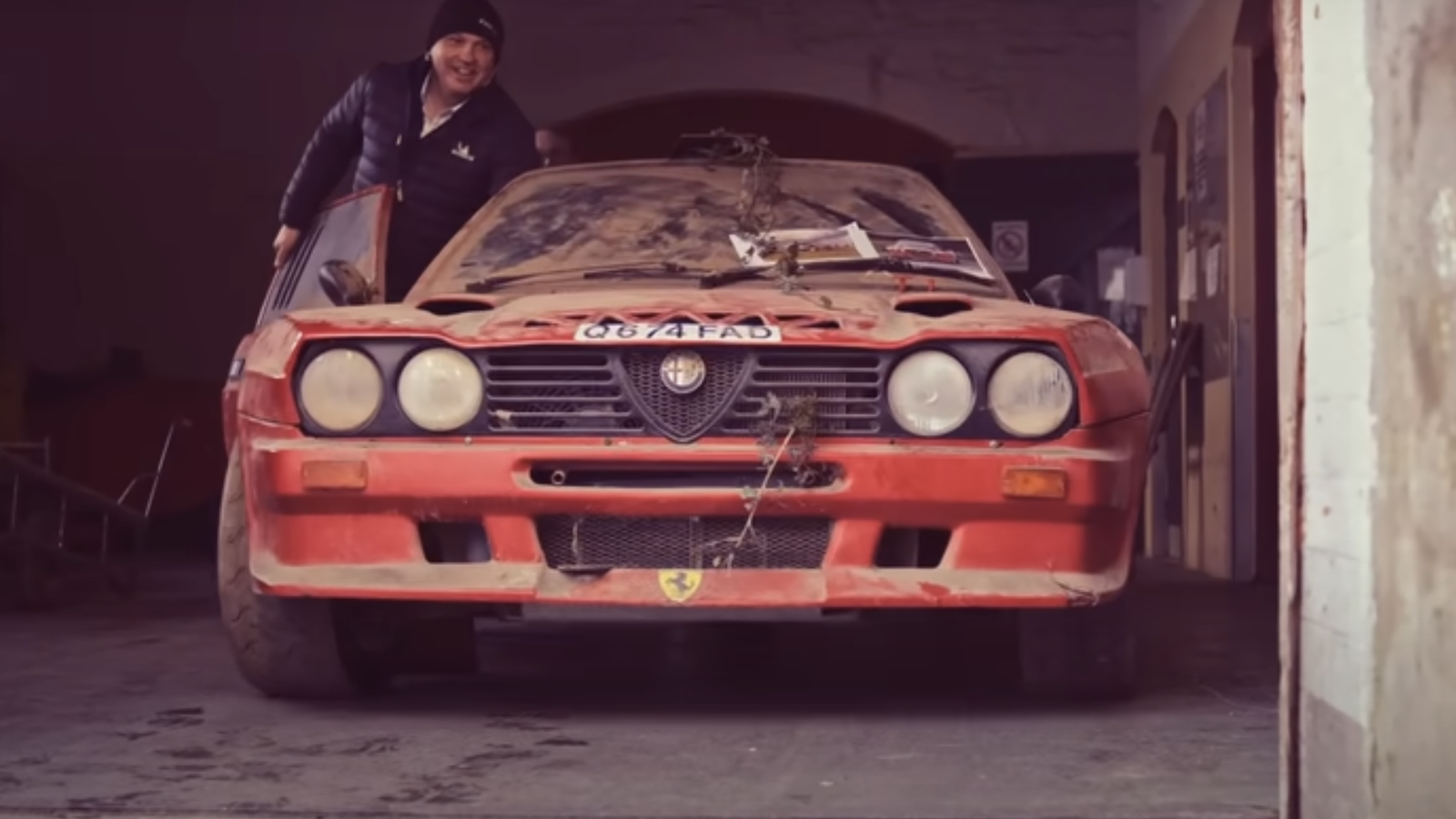 Ferrari-powered Alfa Romeo Sprint rally car